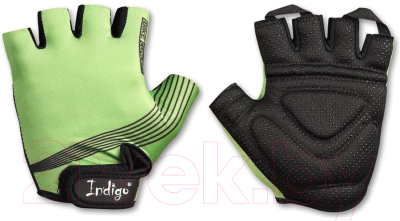 Велоперчатки Indigo SB-01-8203 (S, зеленый)