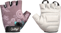 Велоперчатки Indigo SB-01-8545 (L, светло-серый) - 