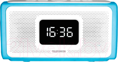 Радиочасы Telefunken TF-1705UB (голубой/белый)