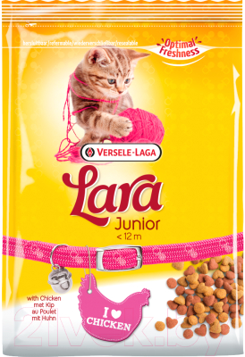 Сухой корм для кошек LARA Для котят с курицей / 441065 (2кг)