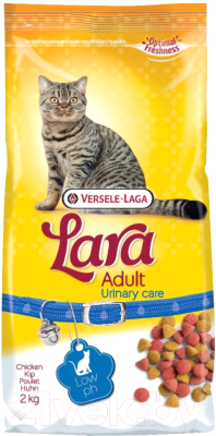 Сухой корм для кошек LARA Adult Urunary Care с курицей / 441075 (2кг)