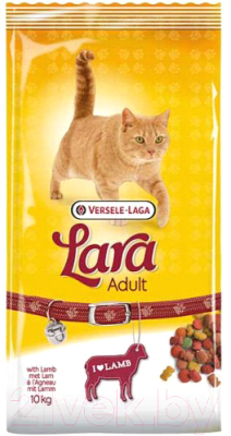 Сухой корм для кошек LARA Adult с ягненком / 440998 (10кг)