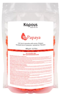 Воск для депиляции Kapous Гелевый в гранулах с ароматом папайи (400г) - 