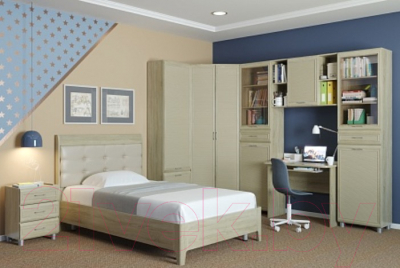 

Прикроватная тумба Лером, Ксюша ТБ-1824-СН