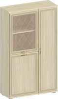 Шкаф с витриной Лером Карина ШК-1083-АС (ясень асахи) - 