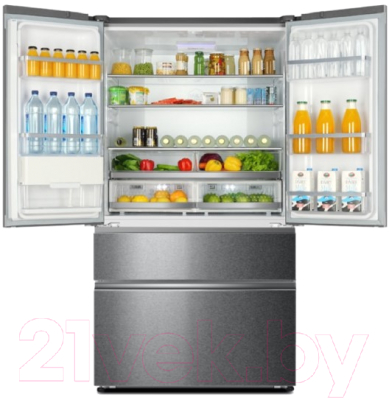 Холодильник с морозильником Haier HB25FSSAAARU