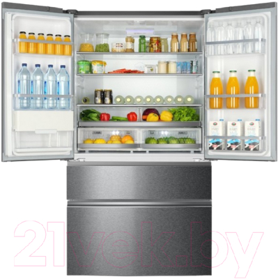 Холодильник с морозильником Haier HB25FSSAAARU