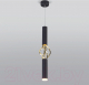 Потолочный светильник Евросвет Lance 50191/1 LED (черный/золотистый) - 