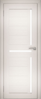 Дверь межкомнатная Юни Амати 18 70x200 (эшвайт/стекло белое) - 