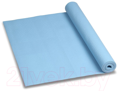 Коврик для йоги и фитнеса Indigo PVC YG03 (голубой)