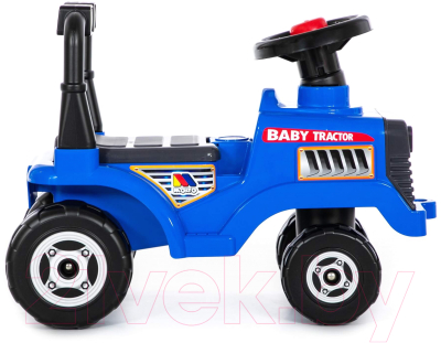 Каталка детская Полесье трактор Митя / 84729 (синий)