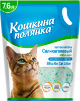 

Наполнитель для туалета Кошкина Полянка, Силикагелевый с ароматом яблока / 0435