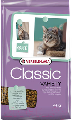 Сухой корм для кошек Classic Oke Variety / 441271 (4кг)