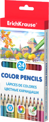 Набор цветных карандашей Erich Krause ArtBerry / 49884 (24цв)
