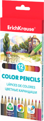 Набор цветных карандашей Erich Krause ArtBerry / 49886 (12цв)