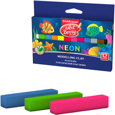 

Пластилин Erich Krause, ArtBerry Neon с Алоэ Вера / 41766