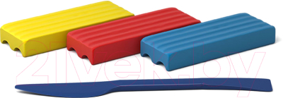 Изображение товара Пластилин Erich Krause Monsters со стеком / 50551 (6цв)