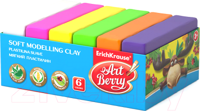 

Пластилин Erich Krause, ArtBerry Neon с Алоэ Вера / 41784