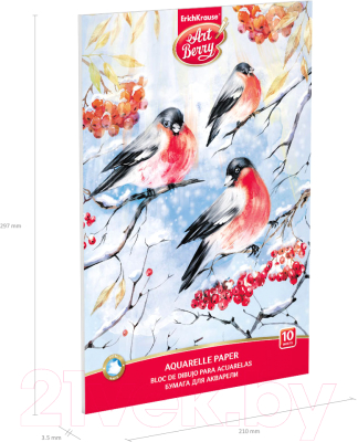 Изображение товара Альбом для рисования Erich Krause ArtBerry Снегири / 46894