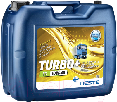 

Моторное масло Neste, Turbo+ E6 10W40 / 186820