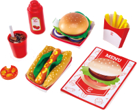 Набор игрушечных продуктов Hape Fast Food / E3160-HP - 