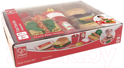 Набор игрушечных продуктов Hape Fast Food / E3160-HP