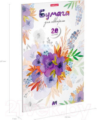 Изображение товара Альбом для рисования Erich Krause Нежный букет / 43368