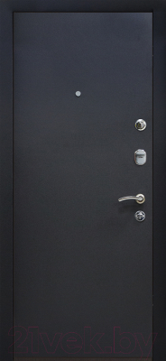 Входная дверь МеталЮр М41 Черный бархат (96x205, правая)