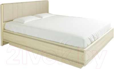 Двуспальная кровать Лером Карина КР-1013-АС 160x200 (ясень асахи)