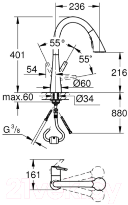 Смеситель GROHE Zedra 32294DC2