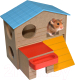 Игрушка для грызунов Duvo Plus Двухэтажный домик / 1717093/DV - 