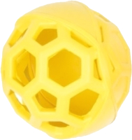 Игрушка для собак Duvo Plus Мяч с сотами / 400024/DV (желтый) - 