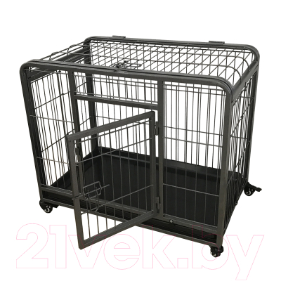 Клетка для животных Duvo Plus Heavy Duty Crate 10662/DV (черный)