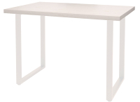 Обеденный стол Millwood Лофт Ницца Л 120x70x75 (дуб белый Craft/металл белый) - 