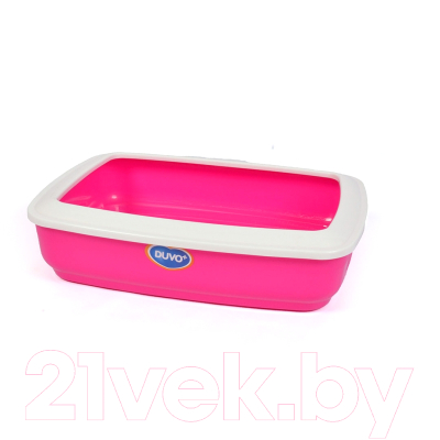 Туалет-лоток Duvo Plus Мауи / 211111/DV (розовый)