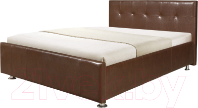 Двуспальная кровать Мебель-Парк Диана 200x160 (темный)