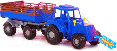 Трактор игрушечный Полесье Алтай №2 с прицепом / 84767