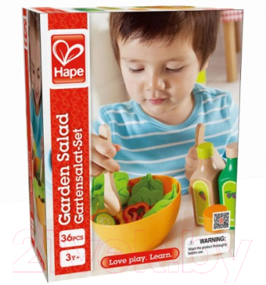 Набор игрушечной посуды Hape Салат / E3116-HP