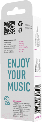 Изображение товара Наушники Olmio Bonanza 031191 (белый)