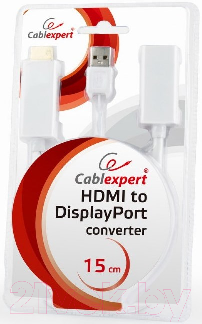 Адаптер Cablexpert DSC-HDMI-DP-W