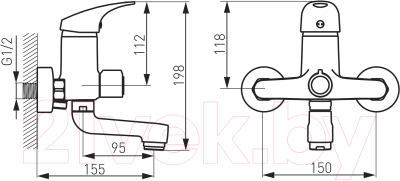 Смеситель Ferro One BFO1A