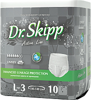 

Трусы впитывающие для взрослых Dr.Skipp, Active Line L-3