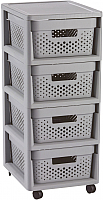 

Комод пластиковый Curver, Infinity 4X11L 04356-099-00 / 231558