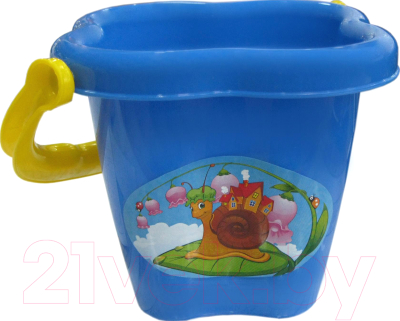 Изображение товара Набор игрушек для песочницы Полесье Ведро-цветок / 2358