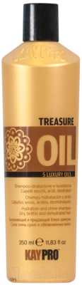 

Шампунь для волос Kaypro, Treasure Oil 5 Luxury Oils увлажняющий для сухих, хрупких волос