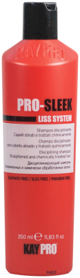 Шампунь для волос Kaypro Pro-Sleek Liss System для химически обработанных волос  (350мл)