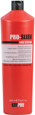 Шампунь для волос Kaypro Pro-Sleek Liss System для химически обработанных волос (1л)