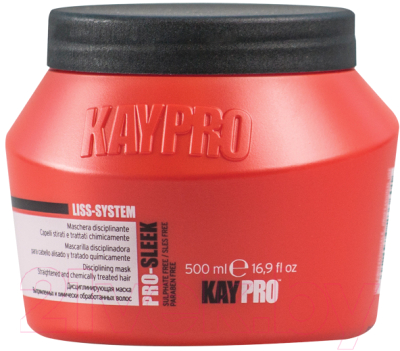 Маска для волос Kaypro Pro-Sleek Liss System для выпрямленных и химически обработанных (500мл)