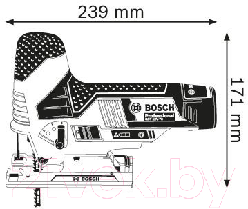 Профессиональный электролобзик Bosch GST 12V-70 Professional (0.601.5A1.001)