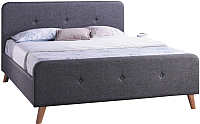 Двуспальная кровать Signal Malmo 180x200 (серый) - 